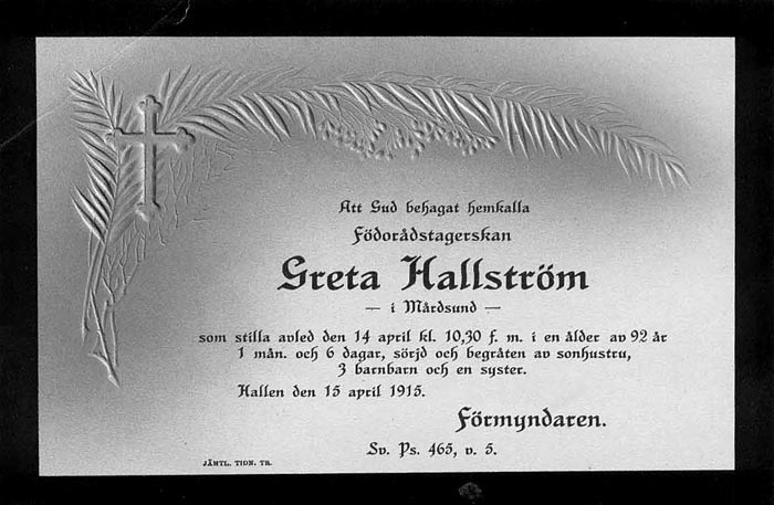 Greta Hallstrm