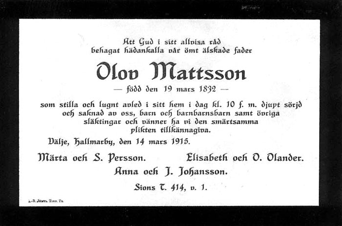 Olof Mattsson