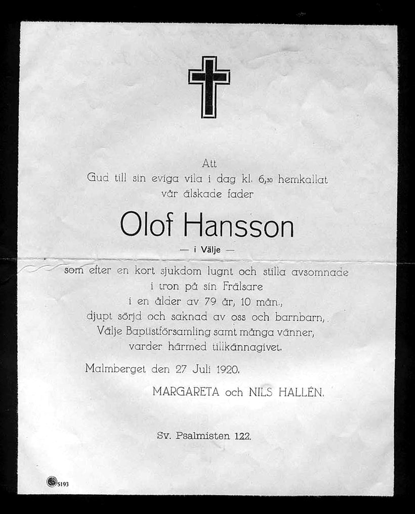 Olof Hansson