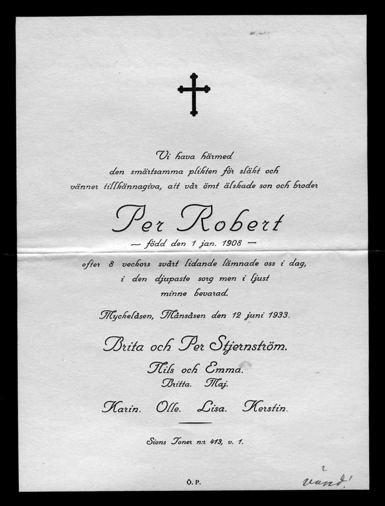 Per Robert Stjernstrm