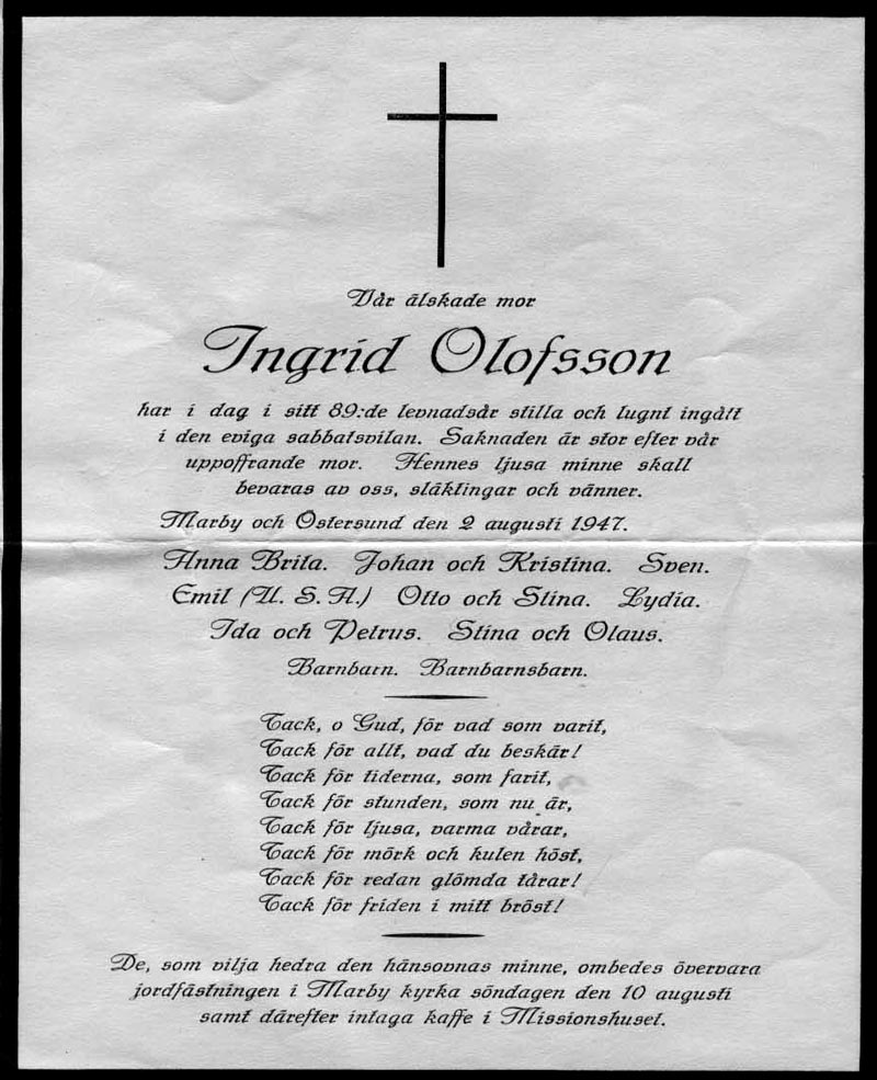 Ingrid Olofssson